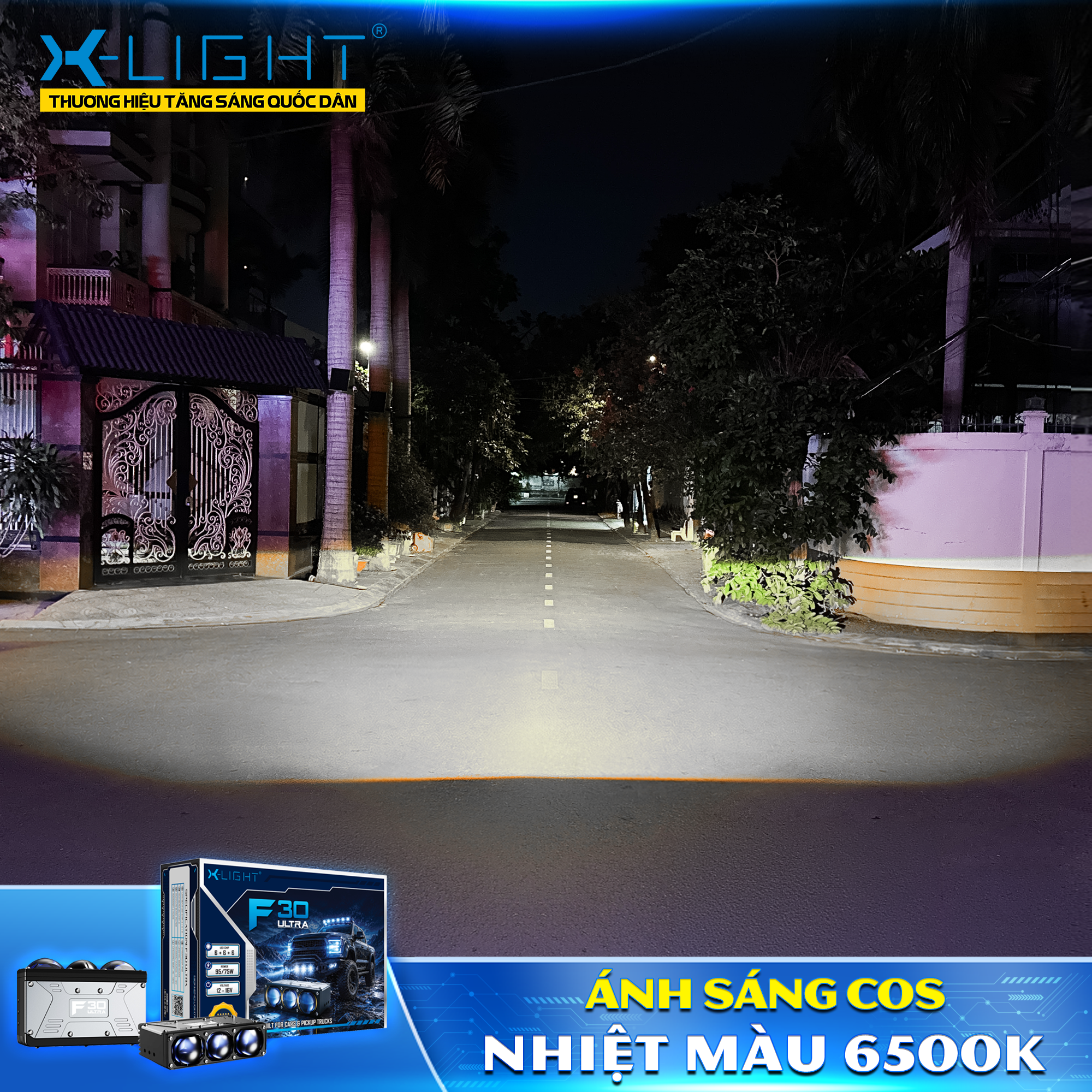 Đèn gầm lắp rời X-Light F30 Ultra